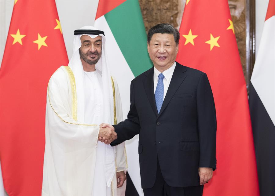 CHINA-BEIJING-XI JINPING-CROWN PRINCE OF ABU DHABI-MEETING (CN)