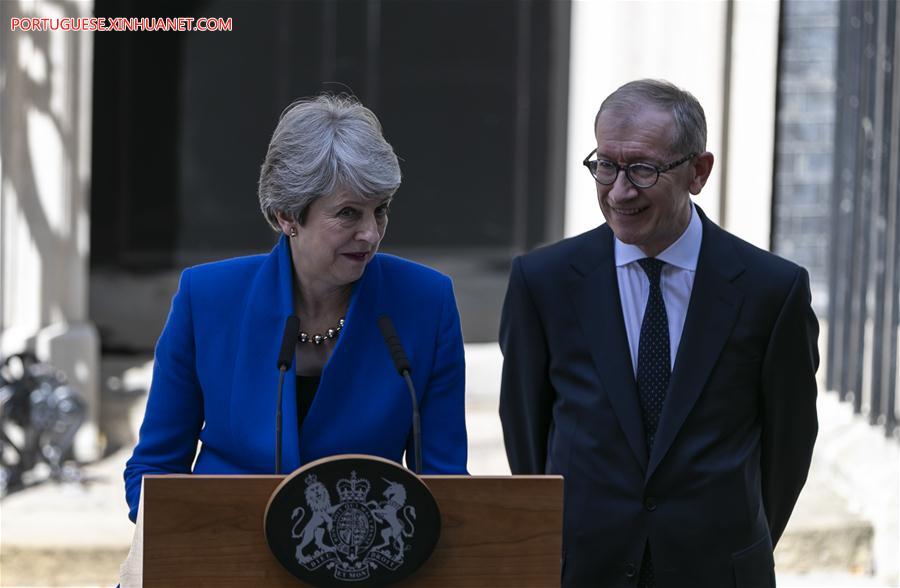 BRITAIN-LONDON-THERESA MAY-10 DOWNING STREET