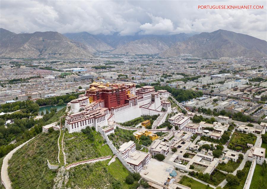 (InTibet)CHINA-TIBET-LHASA-AERIAL VIEW (CN)