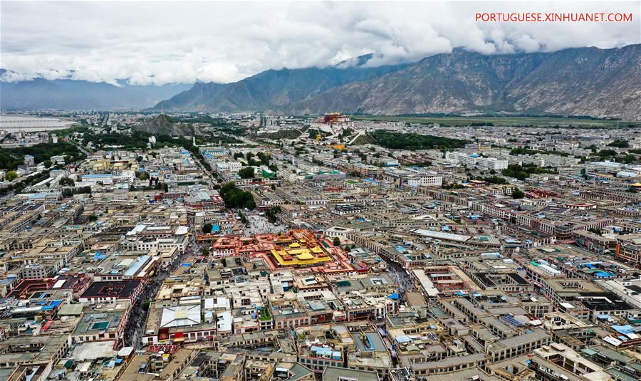 (InTibet)CHINA-TIBET-LHASA-AERIAL VIEW (CN)