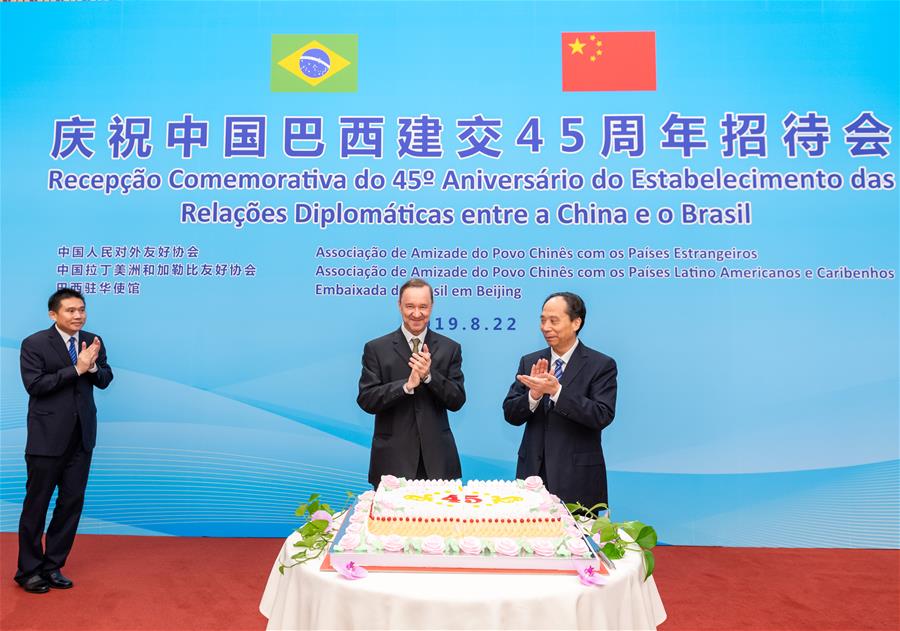 CHINA-BRAZIL-DIPLOMATIC RELATIONS-45TH ANNIVERSARY-RECEPTION (CN)