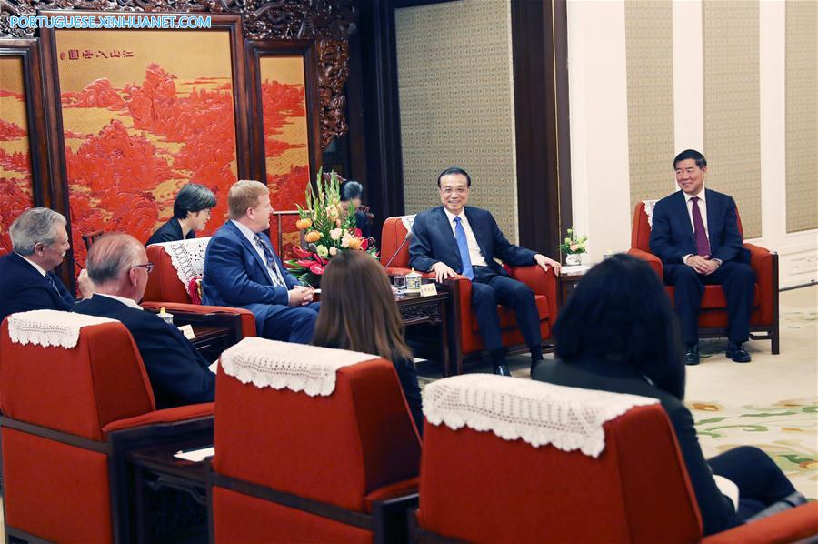 CHINA-BEIJING-LI KEQIANG-U.S. ENTREPRENEURS ON TRADE-MEETING (CN)