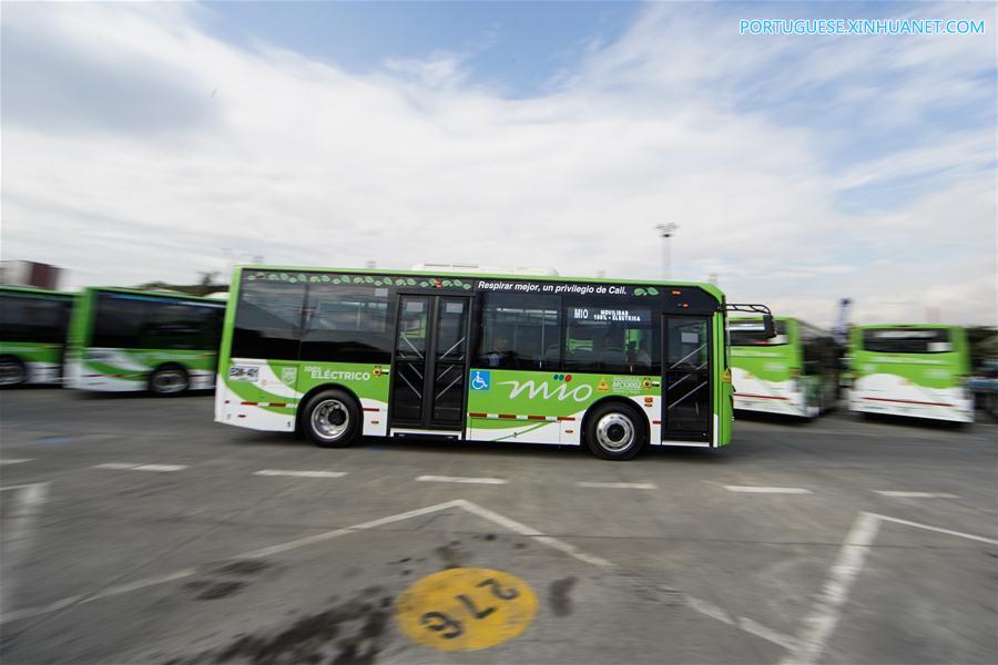 COLOMBIA-CHINA-ELECTRIC BUS-INAUGURATION