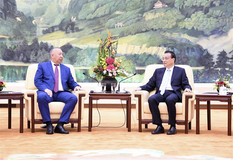 CHINA-BEIJING-LI KEQIANG-KYRGYZ FIRST DEPUTY PM-MEETING (CN)