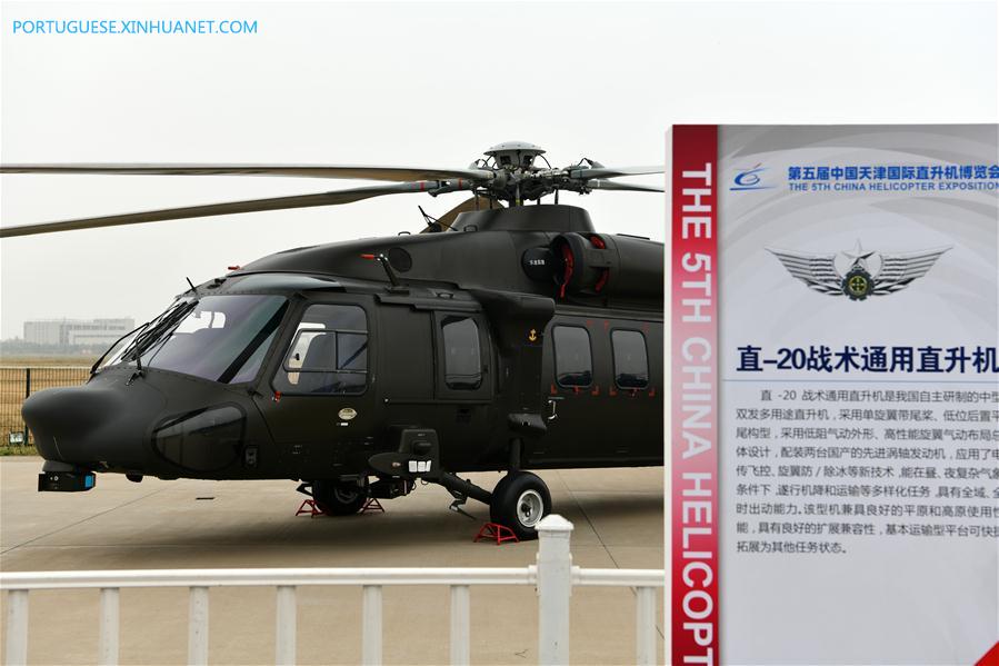 CHINA-TIANJIN-HELICOPTER EXPO-Z-20-DEMO FLIGHT (CN)