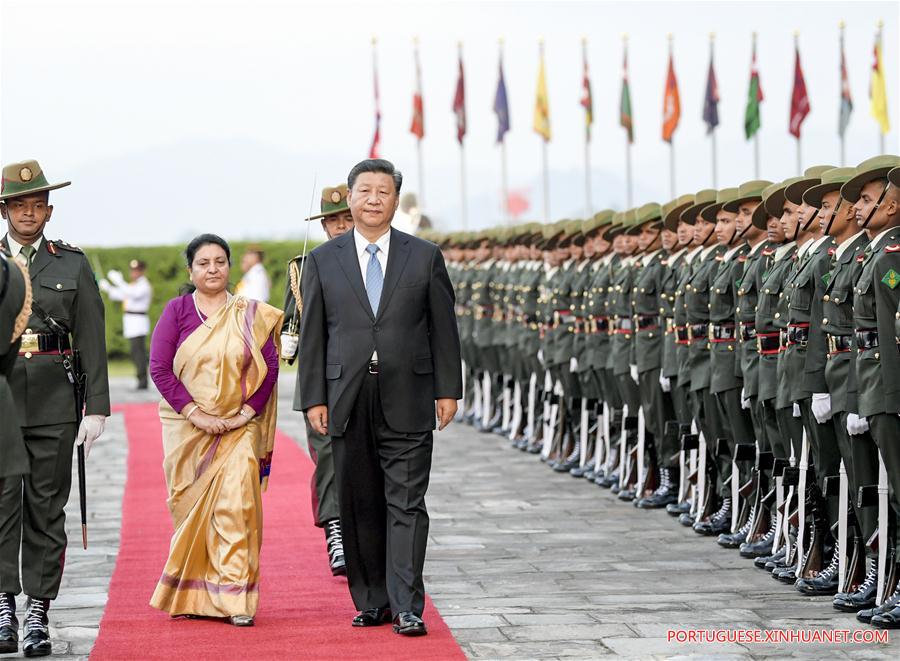 NEPAL-KATHMANDU-CHINA-XI JINPING-STATE VISIT-ARRIVAL