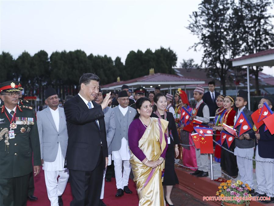 NEPAL-KATHMANDU-CHINA-XI JINPING-STATE VISIT-ARRIVAL