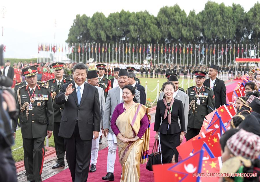 NEPAL-KATHMANDU-CHINA-XI JINPING-STATE VISIT-ARRIVAL