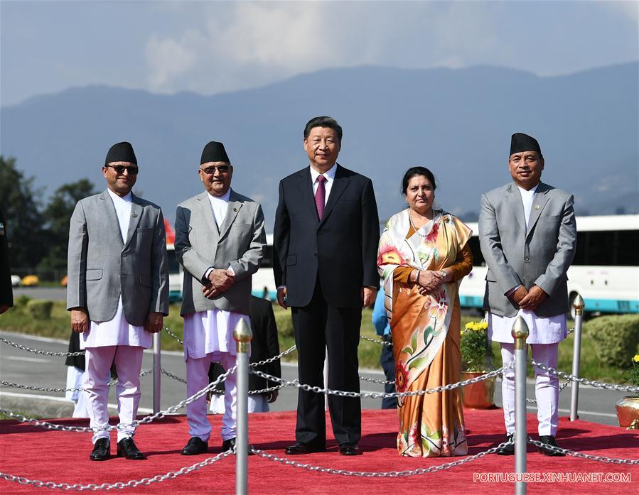 NEPAL-KATHMANDU-CHINA-XI JINPING-FAREWELL CEREMONY