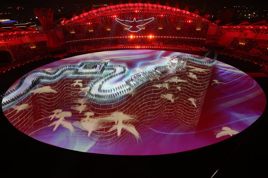 (SP)CHINA-WUHAN-7TH MILITARY WORLD GAMES-OPENING CEREMONY