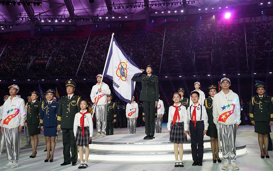 (SP)CHINA-WUHAN-7TH MILITARY WORLD GAMES-OPENING CEREMONY