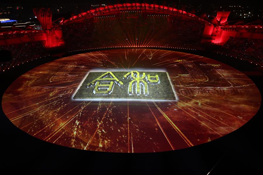 (SP)CHINA-WUHAN-7TH MILITARY WORLD GAMES-OPENING CEREMONY