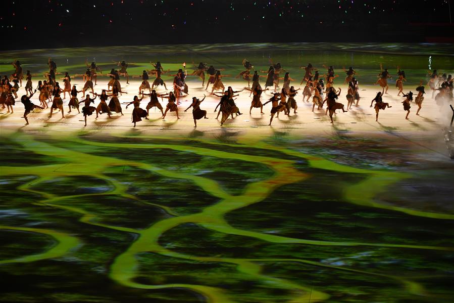 (SP)CHINA-WUHAN-7TH MILITARY WORLD GAMES-OPENING CEREMONY