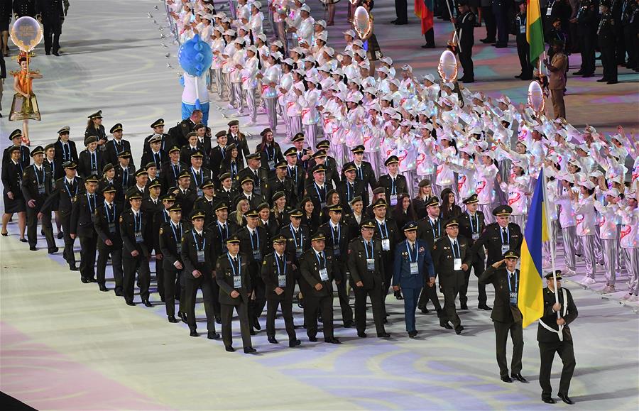 (SP)CHINA-WUHAN-7TH MILITARY WORLD GAMES-OPENING CEREMONY