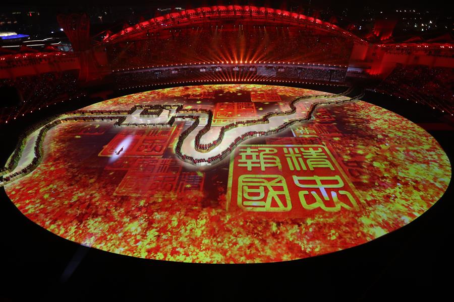 (SP)CHINA-WUHAN-7TH MILITARY WORLD GAMES-OPENING CEREMONY