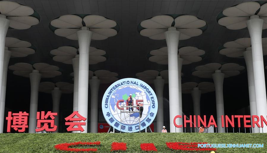 CHINA-SHANGHAI-IMPORT EXPO-PREPARATION  (CN)
