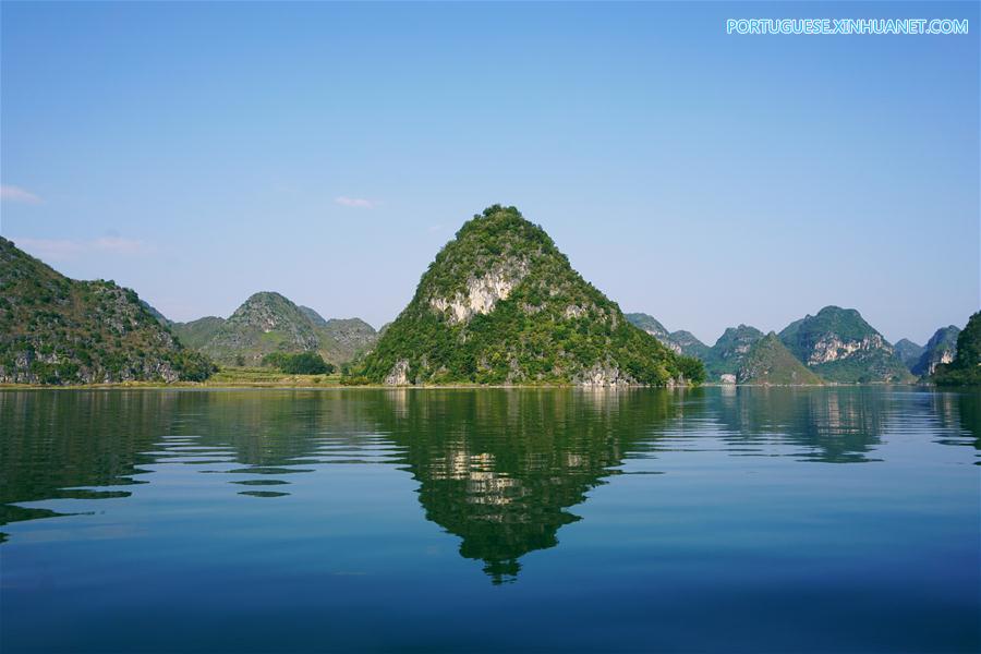 CHINA-GUANGXI-JINGXI-QUYANG LAKE-SCENERY (CN)