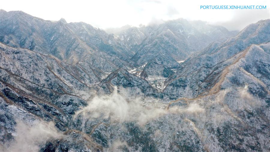 CHINA-SHAANXI-QINLING MOUNTAINS-SNOW-SCENERY (CN) 