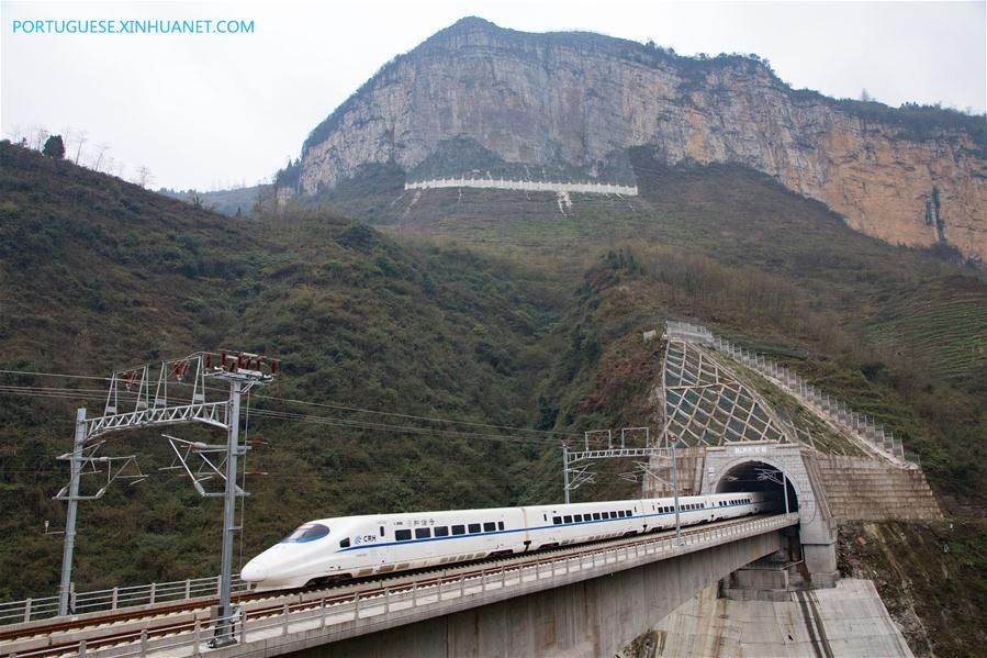 CHINA-GUIZHOU-HIGH-SPEED RAILWAY-TEST RUN (CN)