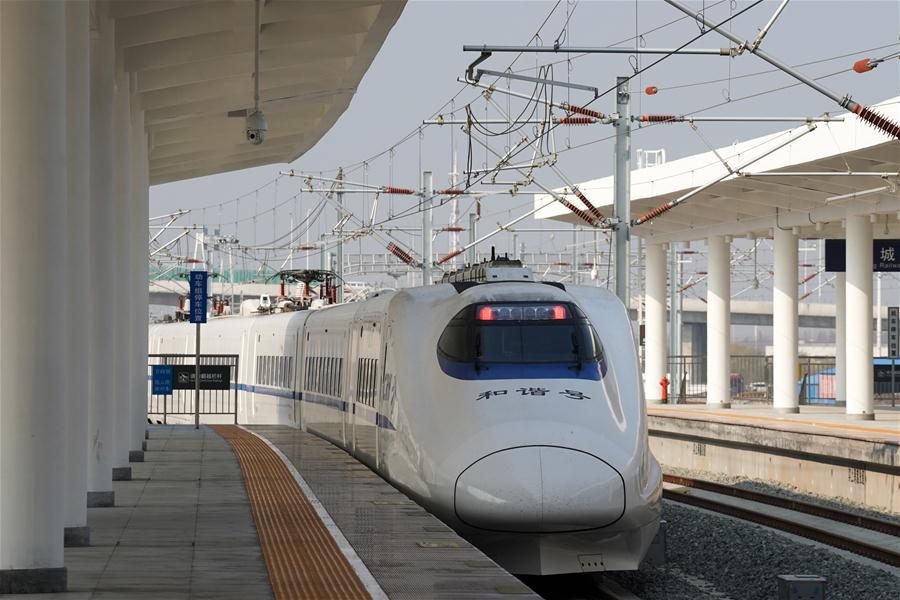 CHINA-JIANGSU-HIGH-SPEED RAIL LINE-LAUNCH (CN)