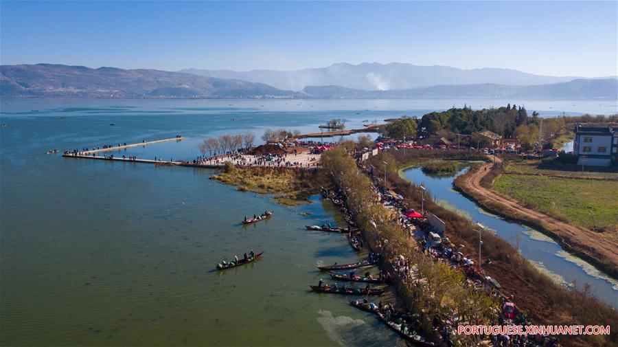 CHINA-YUNNAN-XINGYUN LAKE-FISH SEASON-START (CN)