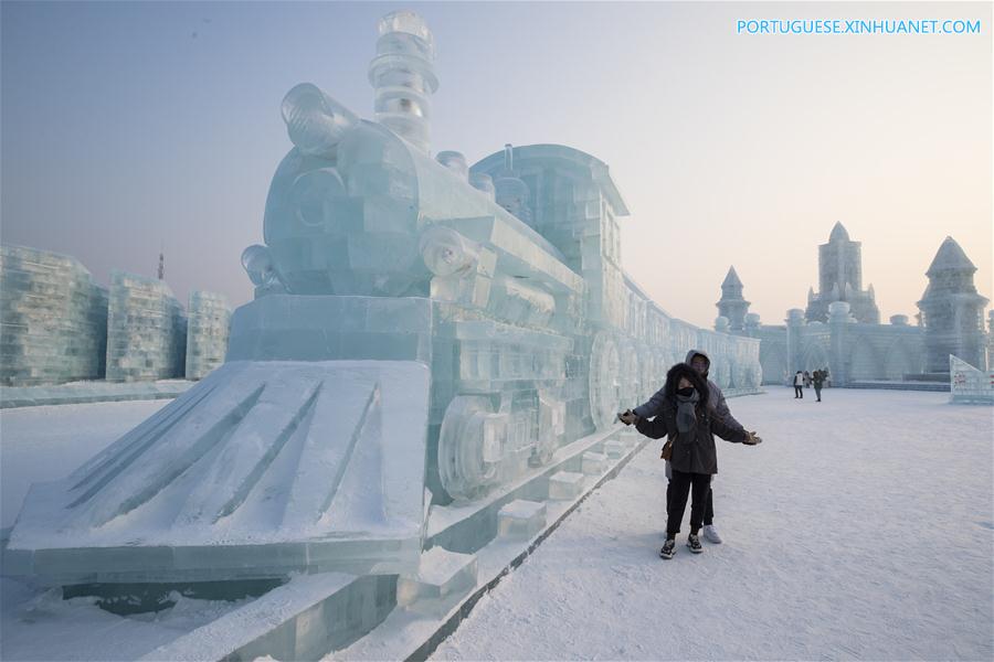 CHINA-HEILONGJIANG-HARBIN-ICE-SNOW WORLD (CN)