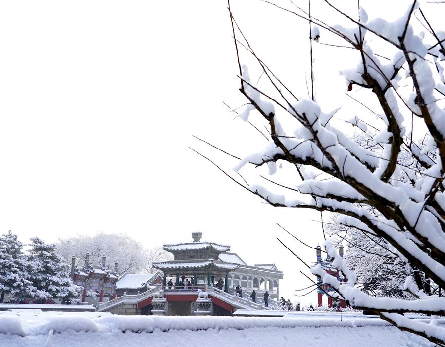 CHINA-BEIJING-SUMMER PALACE-SNOW SCENERY (CN)