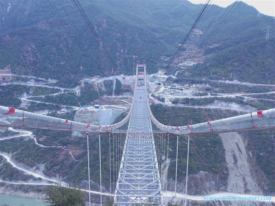 CHINA-YUNNAN-JINSHA RIVER BRIDGE-CONSTRUCTION (CN)