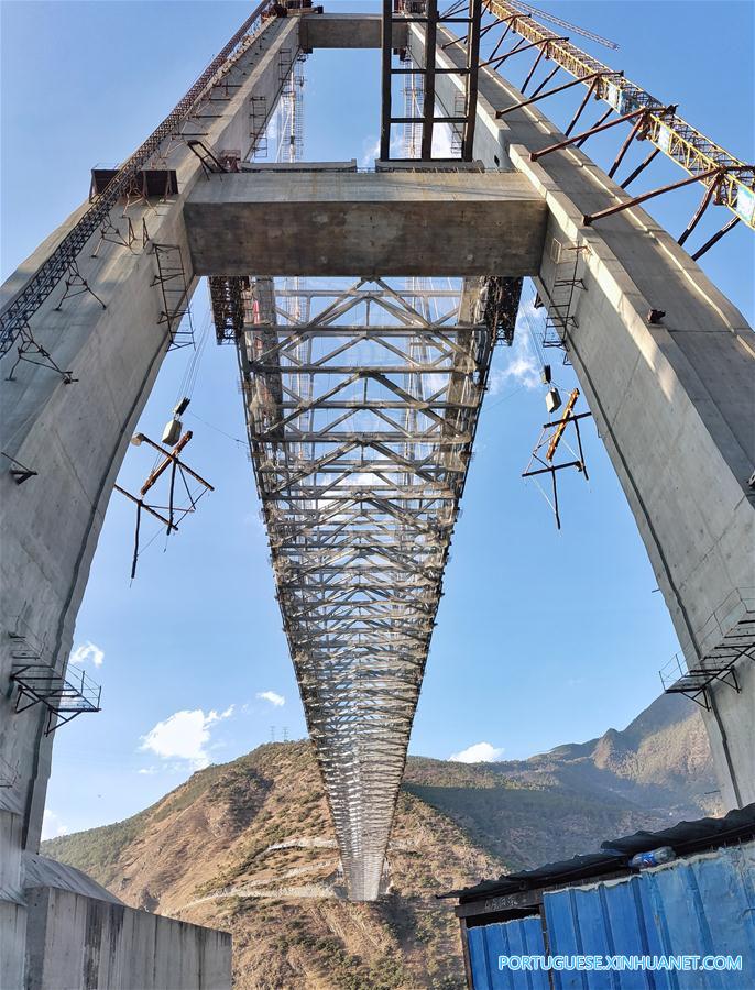 CHINA-YUNNAN-JINSHA RIVER BRIDGE-CONSTRUCTION (CN)
