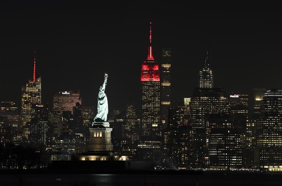 U.S.-NEW YORK-EMPIRE STATE BUILDING-CHINA-LUNAR NEW YEAR 