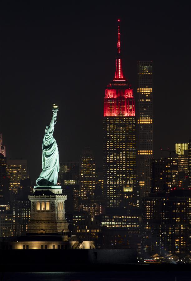 U.S.-NEW YORK-EMPIRE STATE BUILDING-CHINA-LUNAR NEW YEAR 