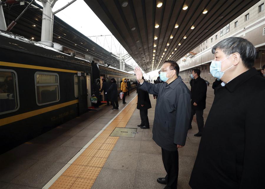 CHINA-BEIJING-LI KEQIANG-RAILWAY STATION-INSPECTION (CN)
