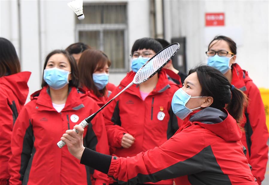 CHINA-HUBEI-WUHAN-WOMEN'S DAY-MEDICAL WORKERS (CN)