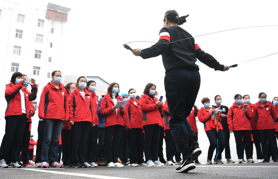CHINA-HUBEI-WUHAN-WOMEN'S DAY-MEDICAL WORKERS (CN)
