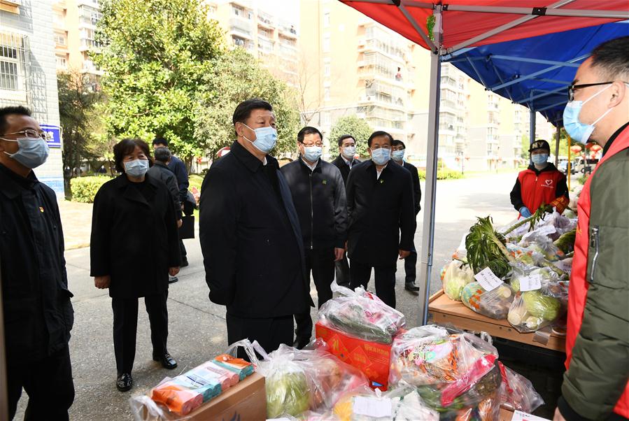 CHINA-WUHAN-XI JINPING-COVID-19-EPIDEMIC PREVENTION AND CONTROL-INSPECTION (CN)