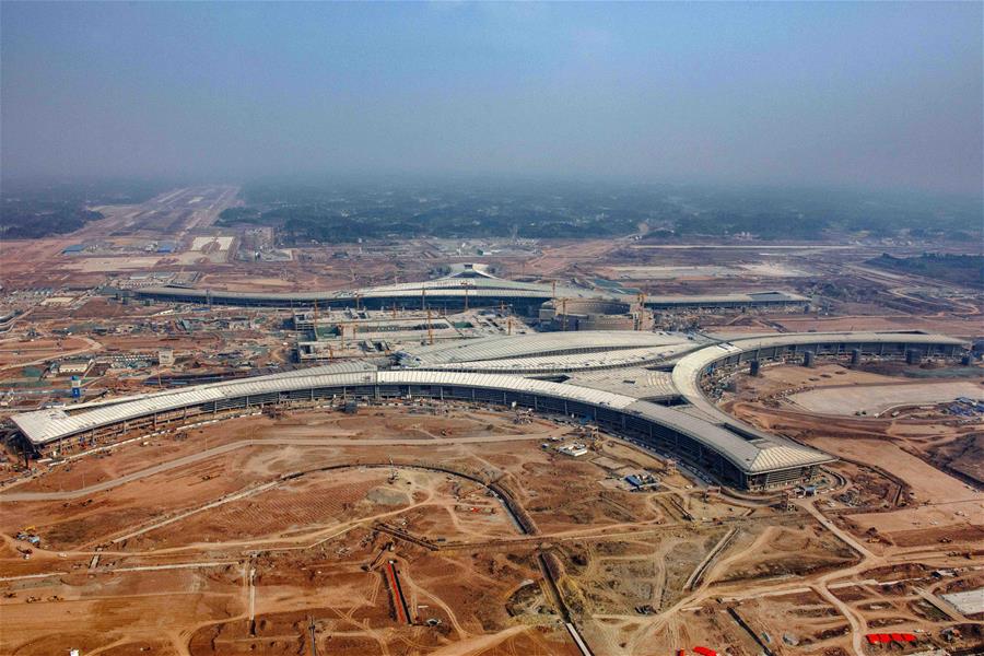 #CHINA-SICHUAN-CHENGDU-AIRPORT-CONSTRUCTION RESUMPTION (CN)