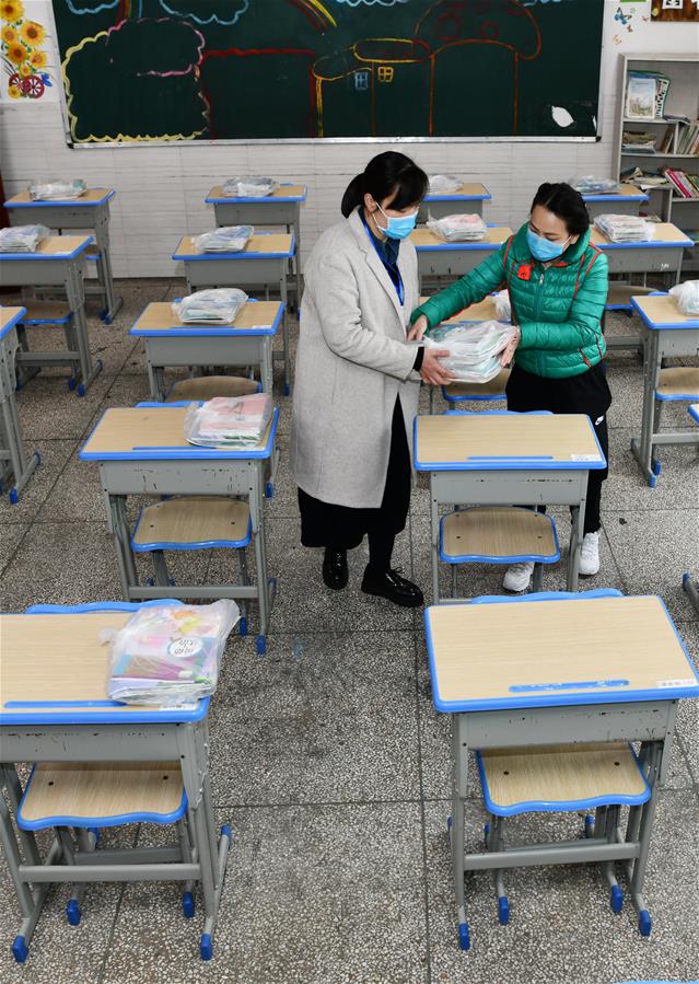 CHINA-GUIZHOU-GUIYANG-COVID-19-SCHOOL-OPEN PREPARATION (CN)