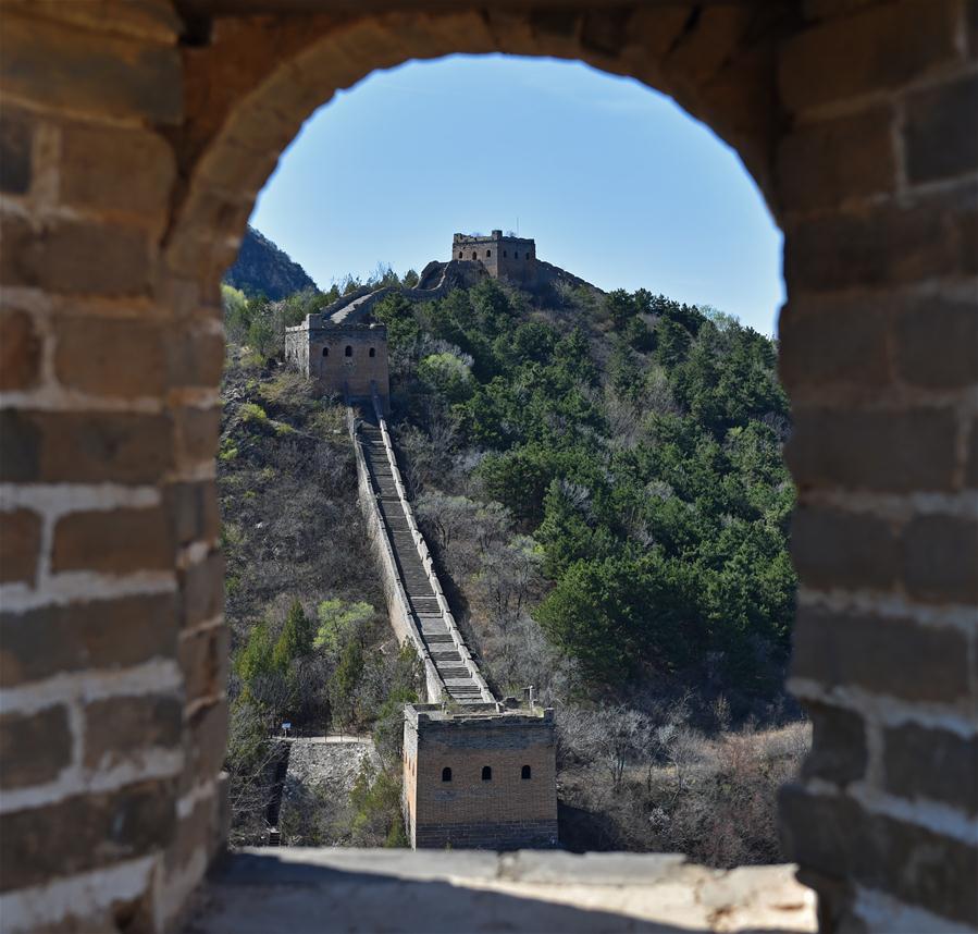 CHINA-BEIJING-GREAT WALL-SPRING SCENERY (CN)