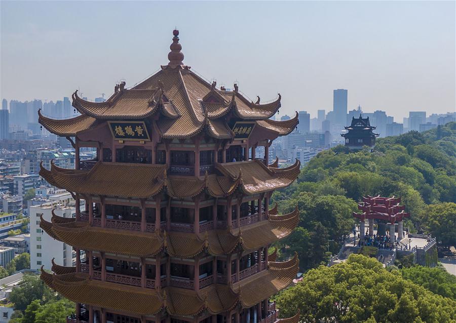 CHINA-WUHAN-COVID-19-TOURISM-YELLOW CRANE TOWER-REOPENING (CN)