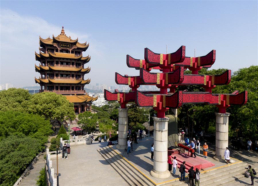 CHINA-WUHAN-COVID-19-TOURISM-YELLOW CRANE TOWER-REOPENING (CN)