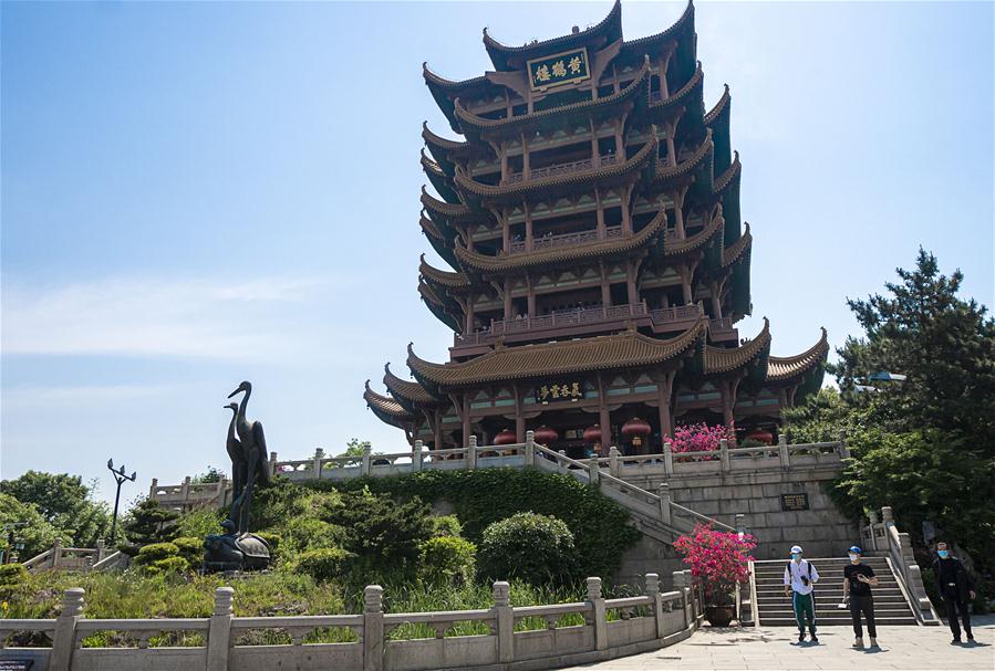 CHINA-WUHAN-COVID-19-TOURISM-YELLOW CRANE TOWER-REOPENING (CN)