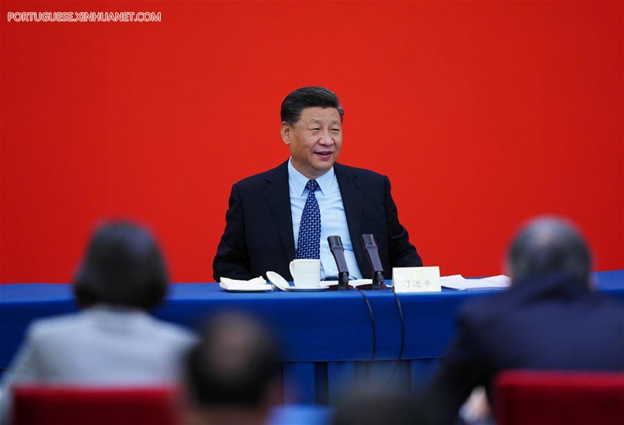 (TWO SESSIONS)CHINA-BEIJING-XI JINPING-CPPCC-JOINT PANEL DISCUSSION (CN)