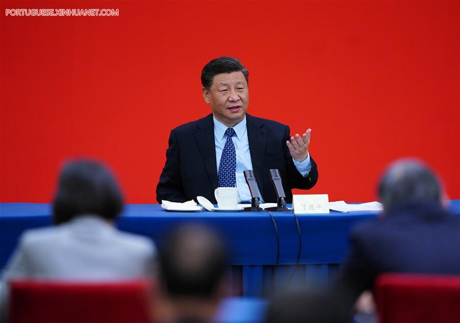 (TWO SESSIONS)CHINA-BEIJING-XI JINPING-CPPCC-JOINT PANEL DISCUSSION (CN)