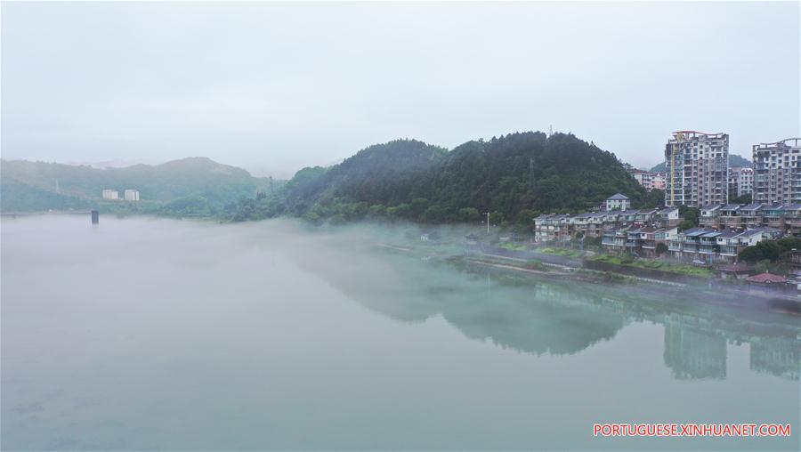 CHINA-ZHEJIANG-HANGZHOU-XIN'ANJIANG RIVER-MIST (CN)