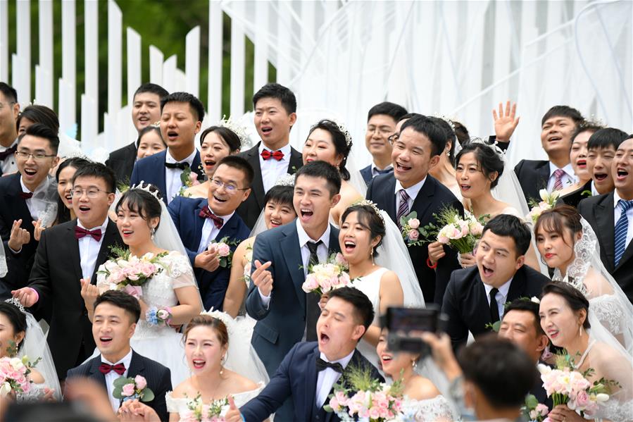 CHINA-JILIN-COVID-19 FIGHTERS-GROUP WEDDING(CN)