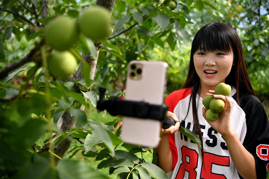 CHINA-SHAANXI-AGRICULTURAL PRODUCTS-LIVE STREAMING-SALES (CN)
