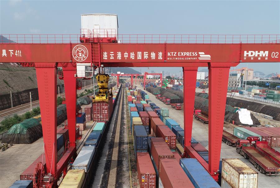 #CHINA-JIANGSU-LIANYUNGANG-CHINA-EUROPE FREIGHT TRAIN-INCREASE (CN)