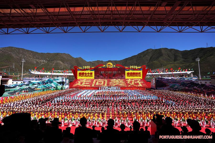 CHINA-TIBET-QAMDO-70TH ANNIVERSARY-LIBERATION (CN)