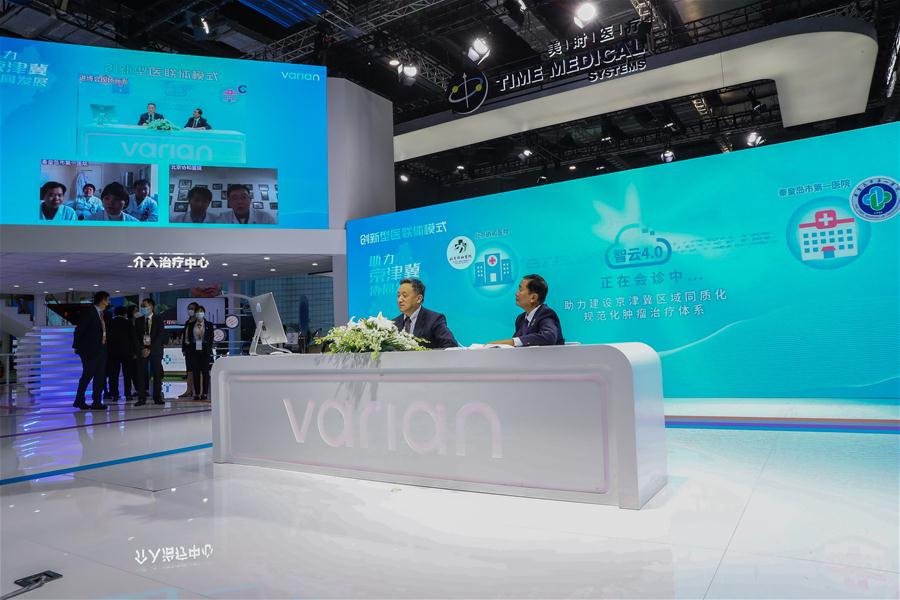 CHINA-SHANGHAI-CIIE-MEDICAL EQUIPMENT AND HEALTHCARE PRODUCTS EXHIBITION AREA (CN)