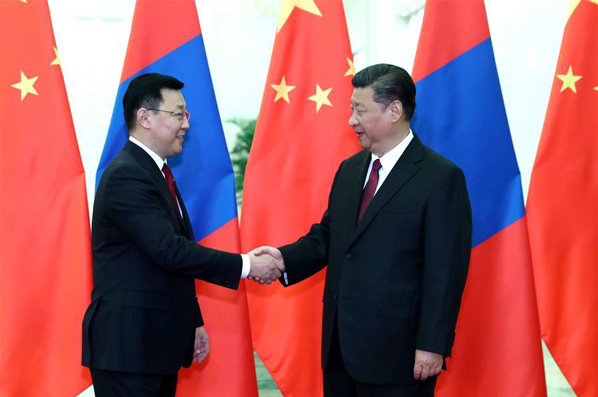 (Cinturão e Rota) China dá boas-vindas à Mongólia para participar ativamente da construção do Cinturão e Rota